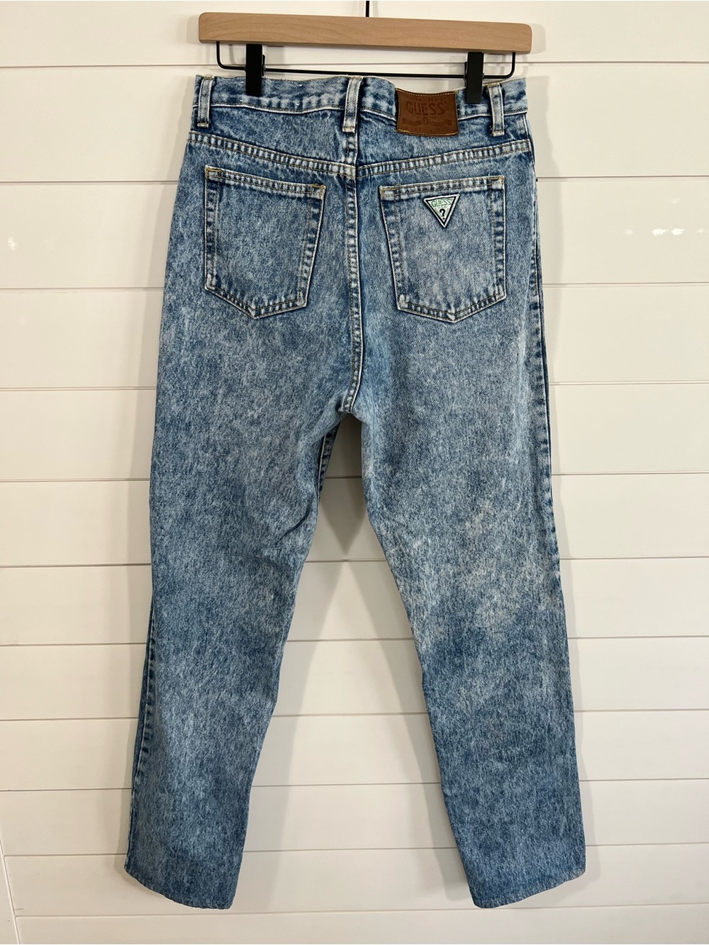 Vintage Guess Jeans Made in USA Acid Wash Tapered Mom Jeans Men’s 32